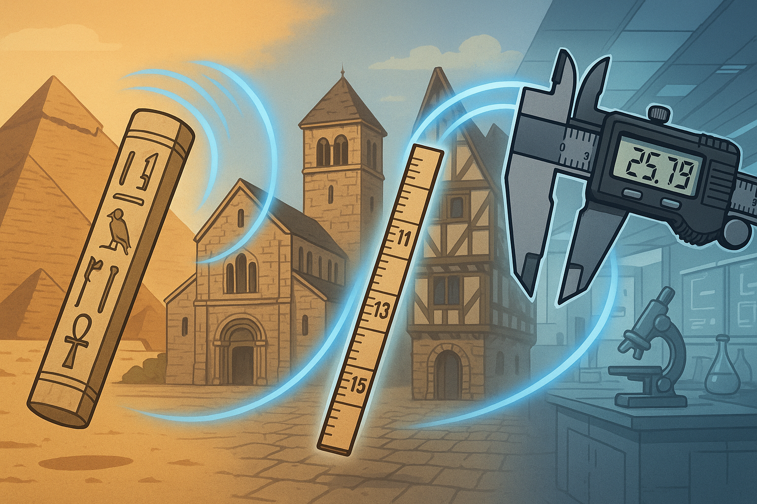 From Ancient Cubits to Digital Calipers: The Changing Face of Length Measurement